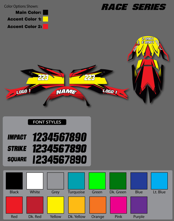 Race Series Helmet Wrap