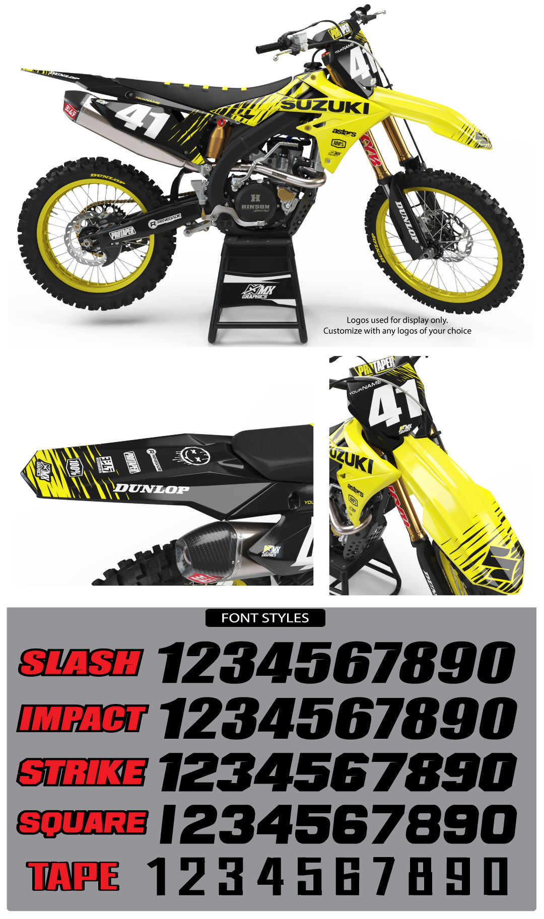 Suzuki MX 1 Graphic Kit
