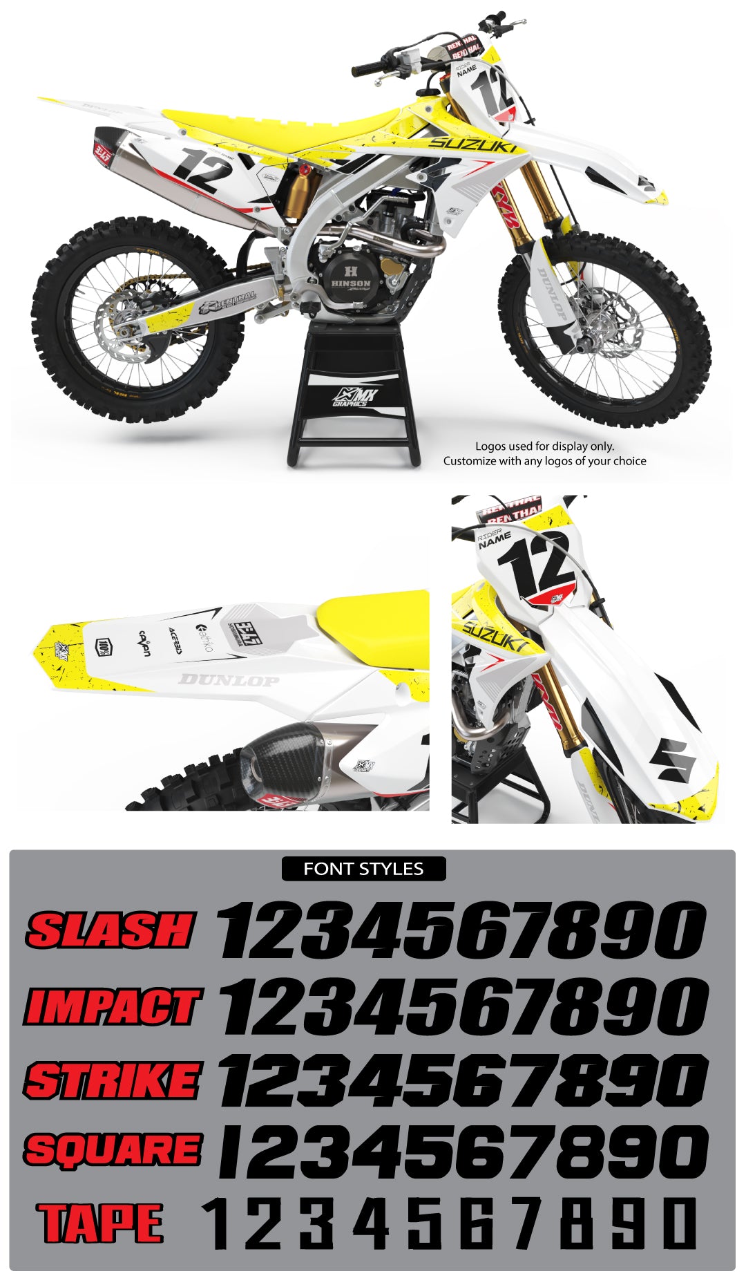 Suzuki MX 16 Graphic Kit