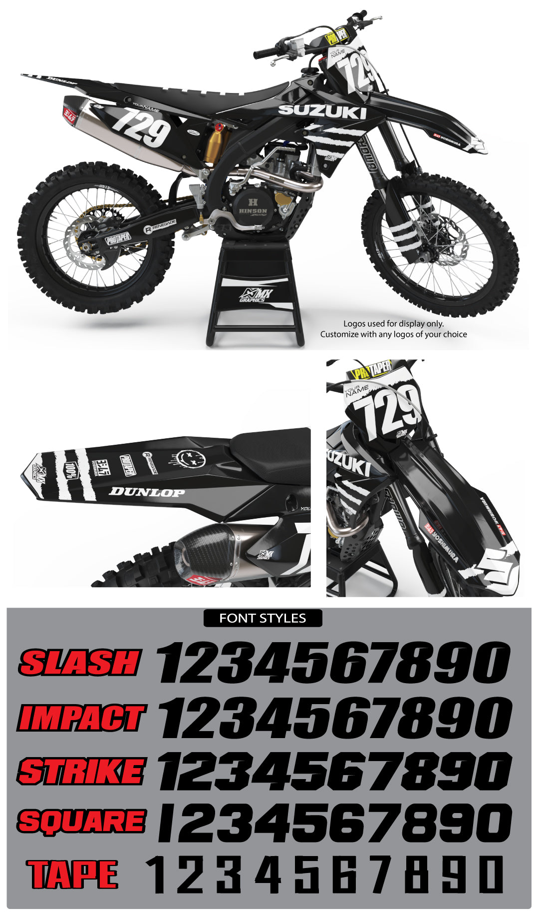 Suzuki MX 2 Graphic Kit