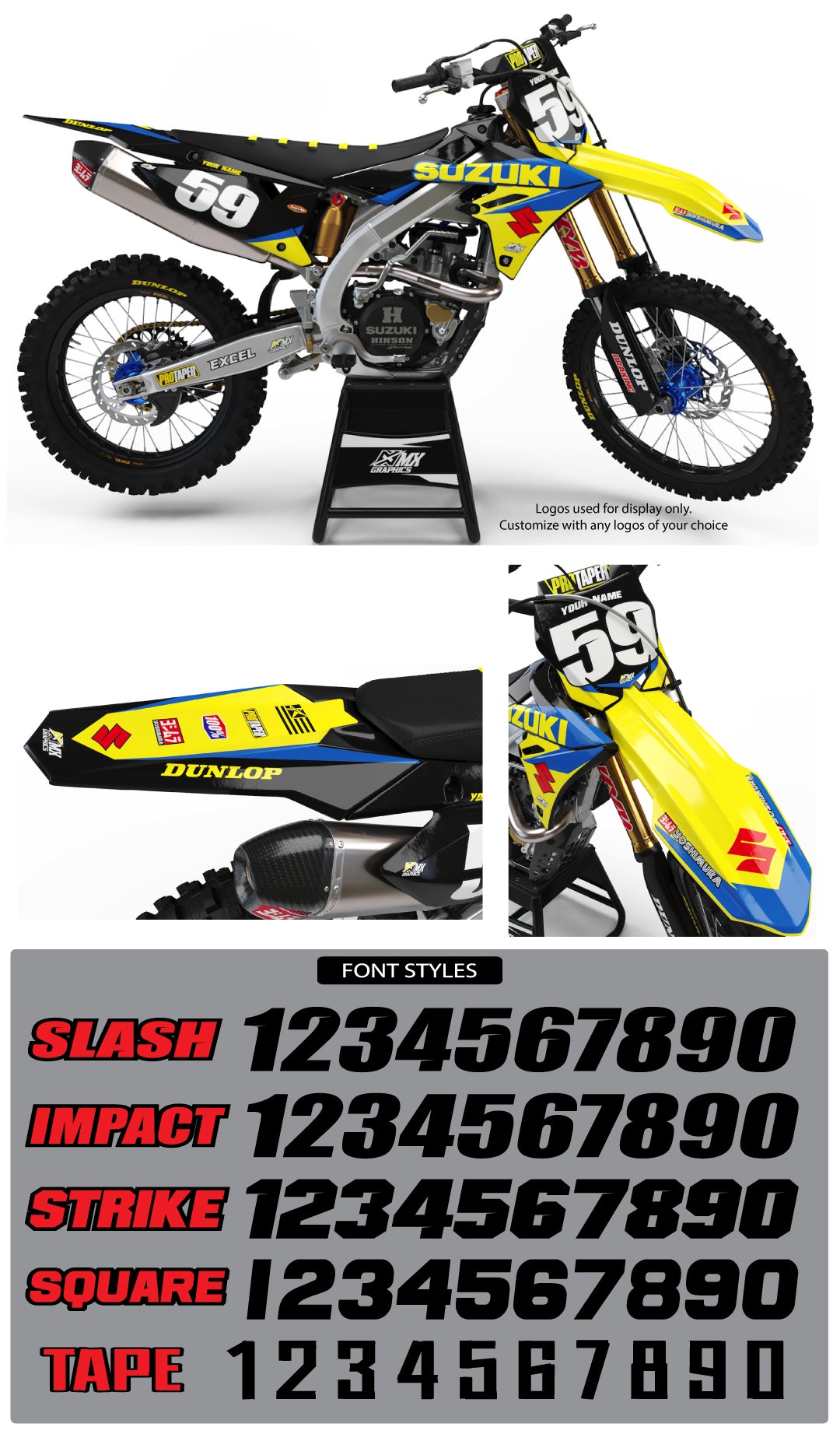 Suzuki MX 23 Graphic Kit
