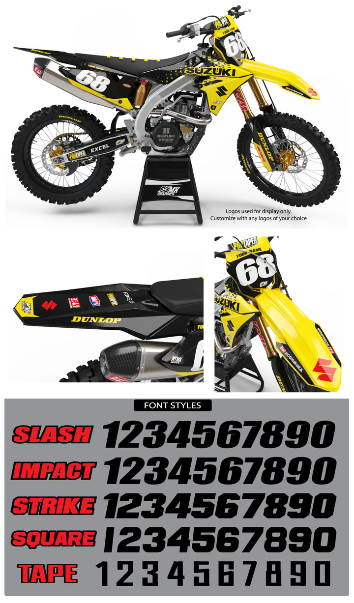 Suzuki MX 4 Graphic Kit
