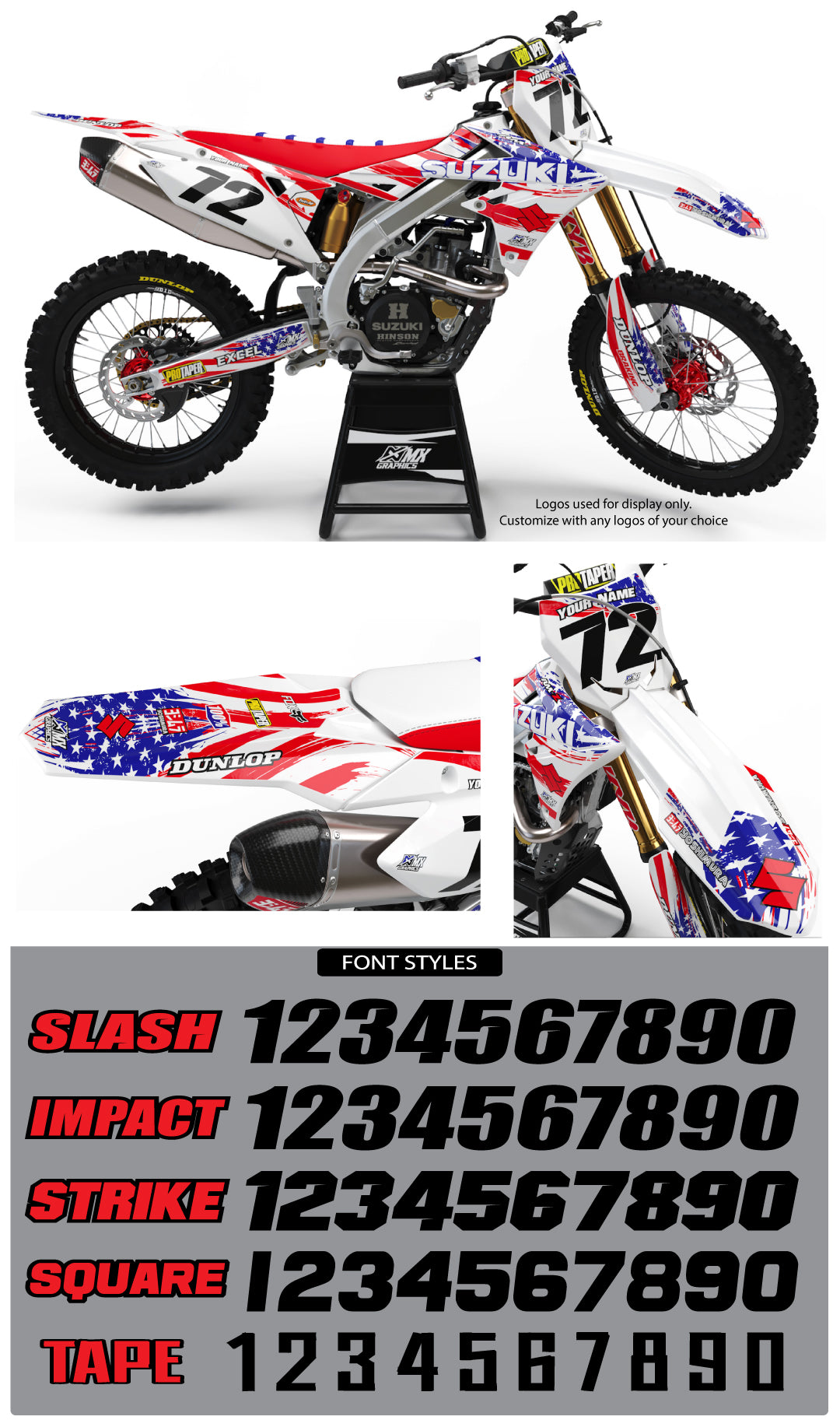Suzuki MX 6 Graphic Kit
