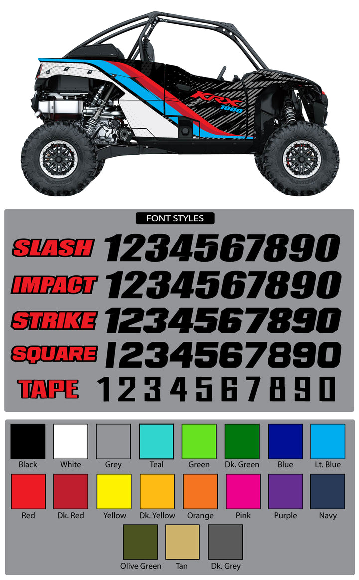 Kawasaki KRX1000 Split Wrap