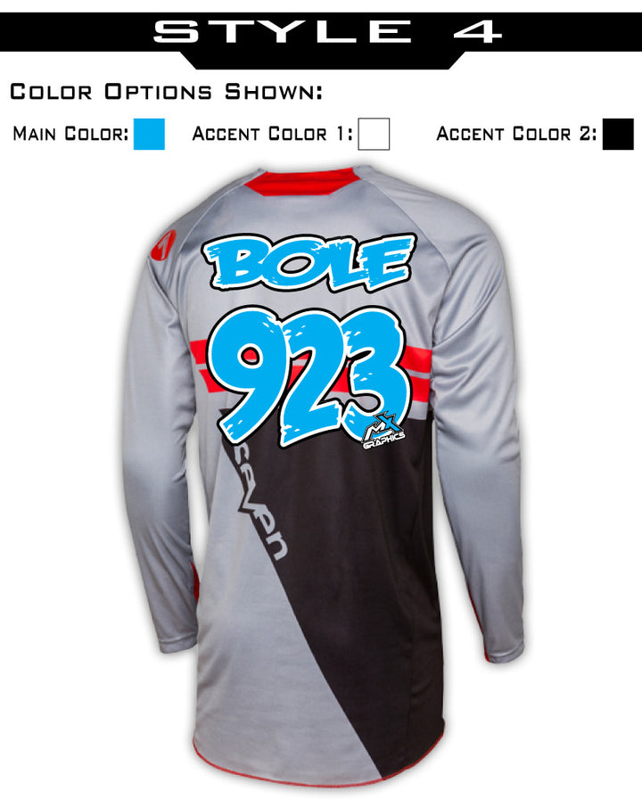 Jersey Lettering Style 4