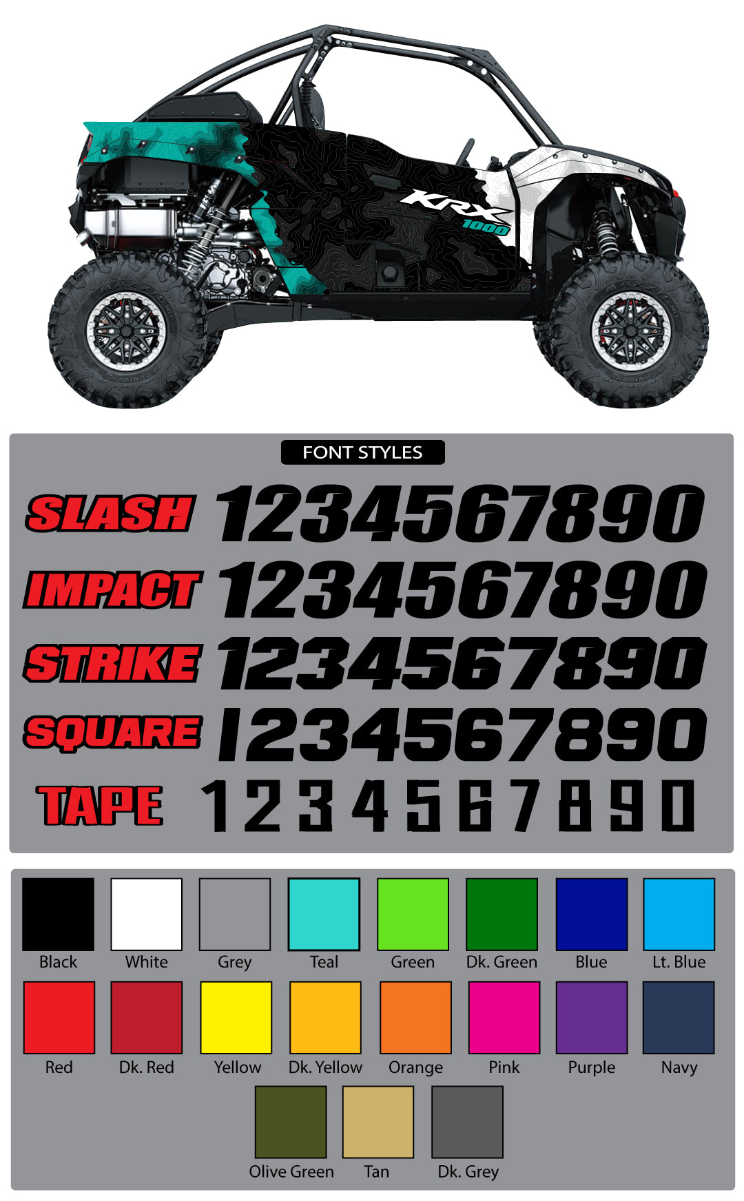 Kawasaki KRX1000 Terrain Wrap