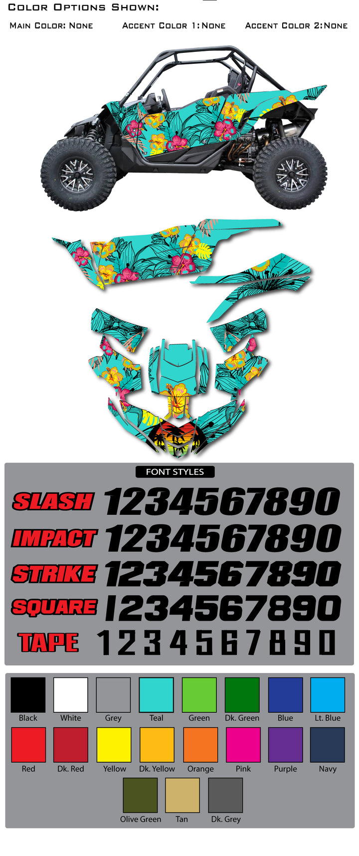 Yamaha YXZ 1000r Tropical Wrap