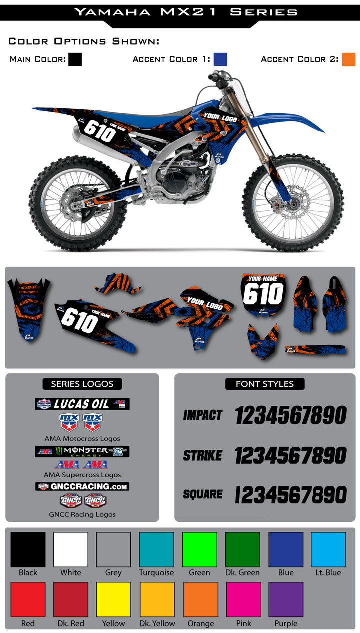 Yamaha MX21 Graphic Kit