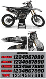 Yamaha MX26 Graphic Kit Black