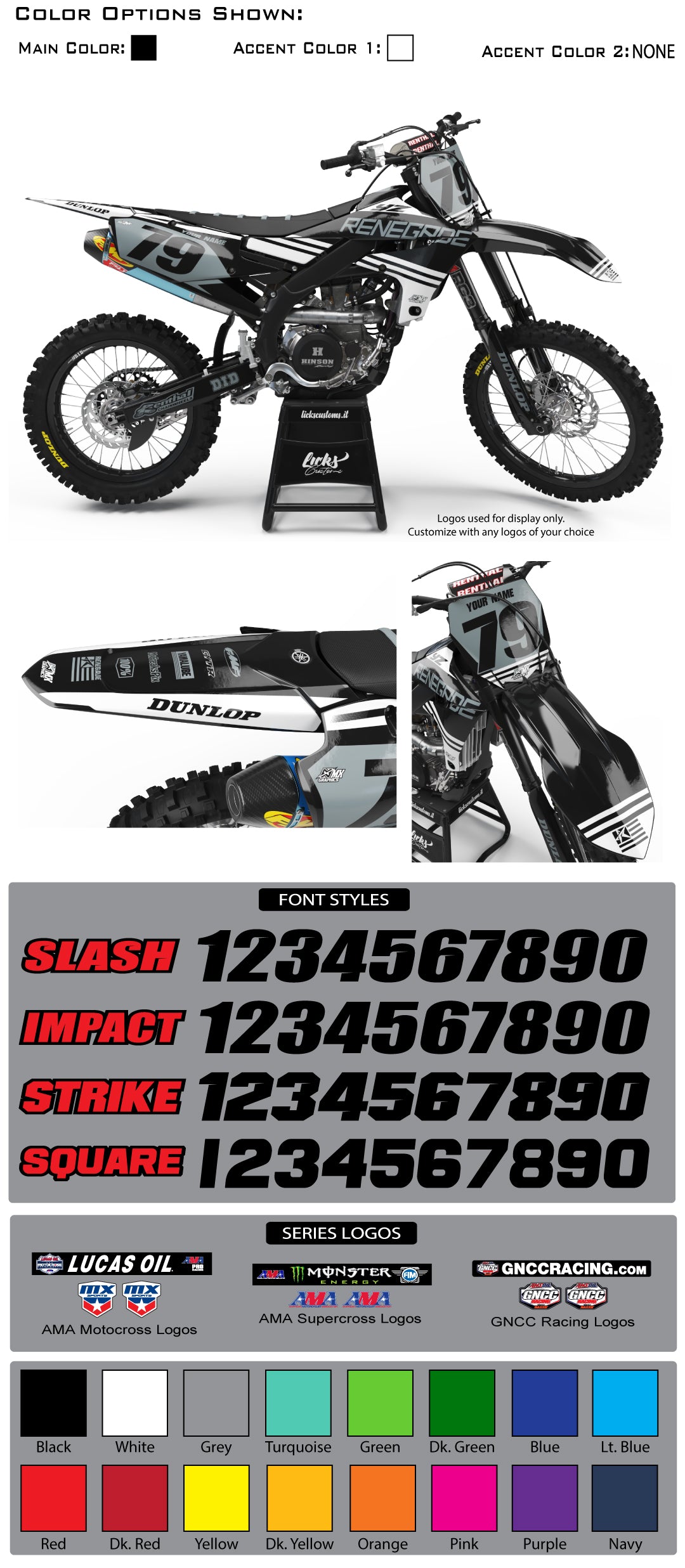 Yamaha MX3 Graphic Kit