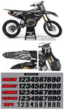 Yamaha MX6 Graphic Kit Black