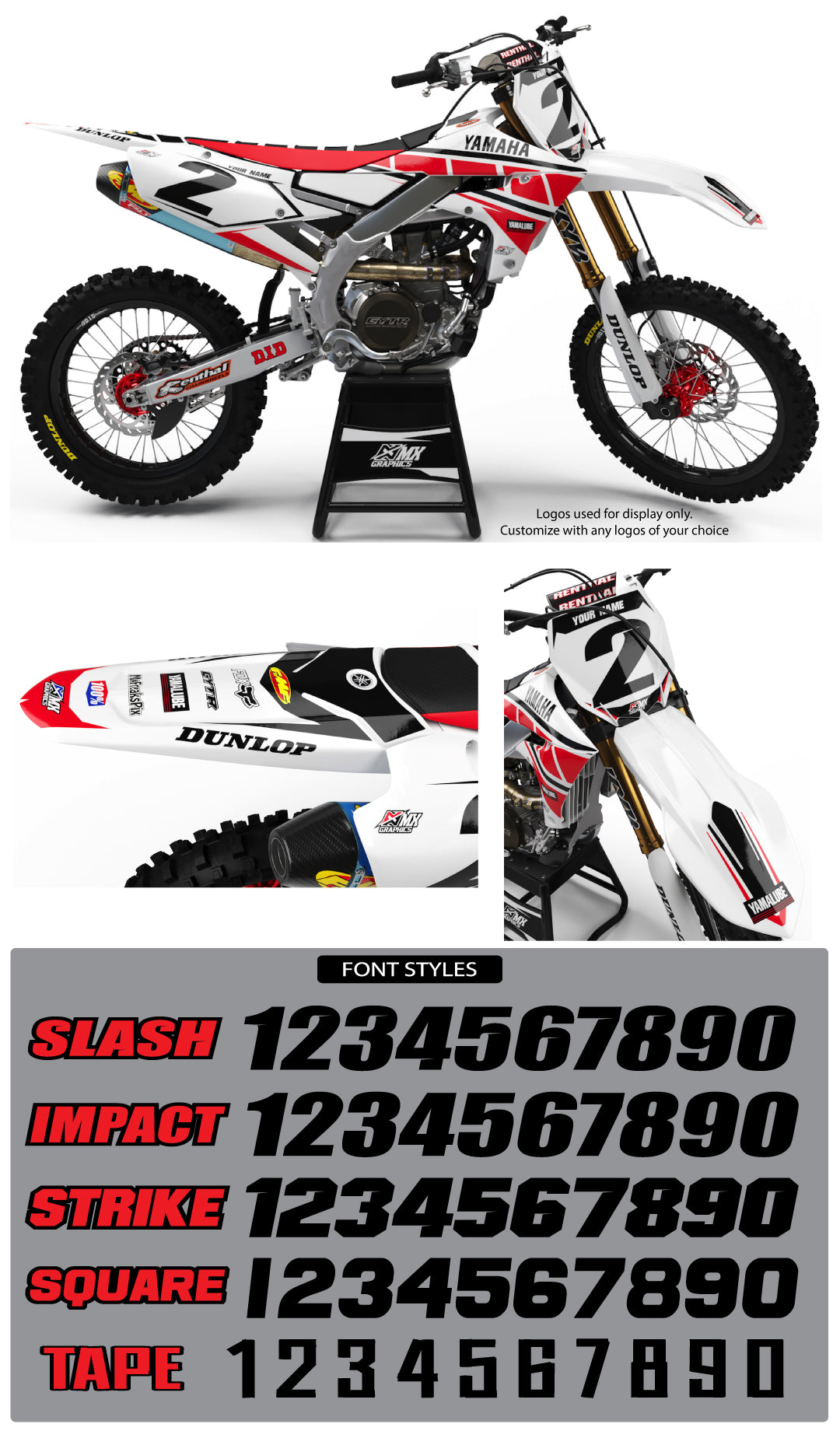 Yamaha Retro Graphic Kit